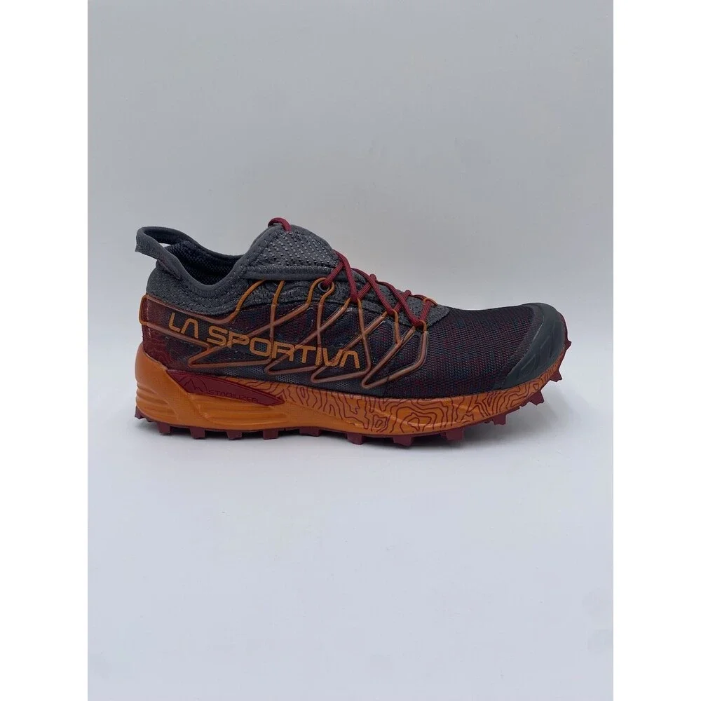 La Sportiva MUTANT Men's NEW Trail Shoe Carbon/Hawaiian Sun US Size 8